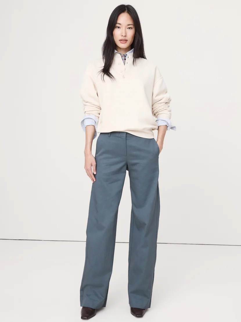 BANANA REPUBLIC Quần Dài Nữ Mr Everyday Wi