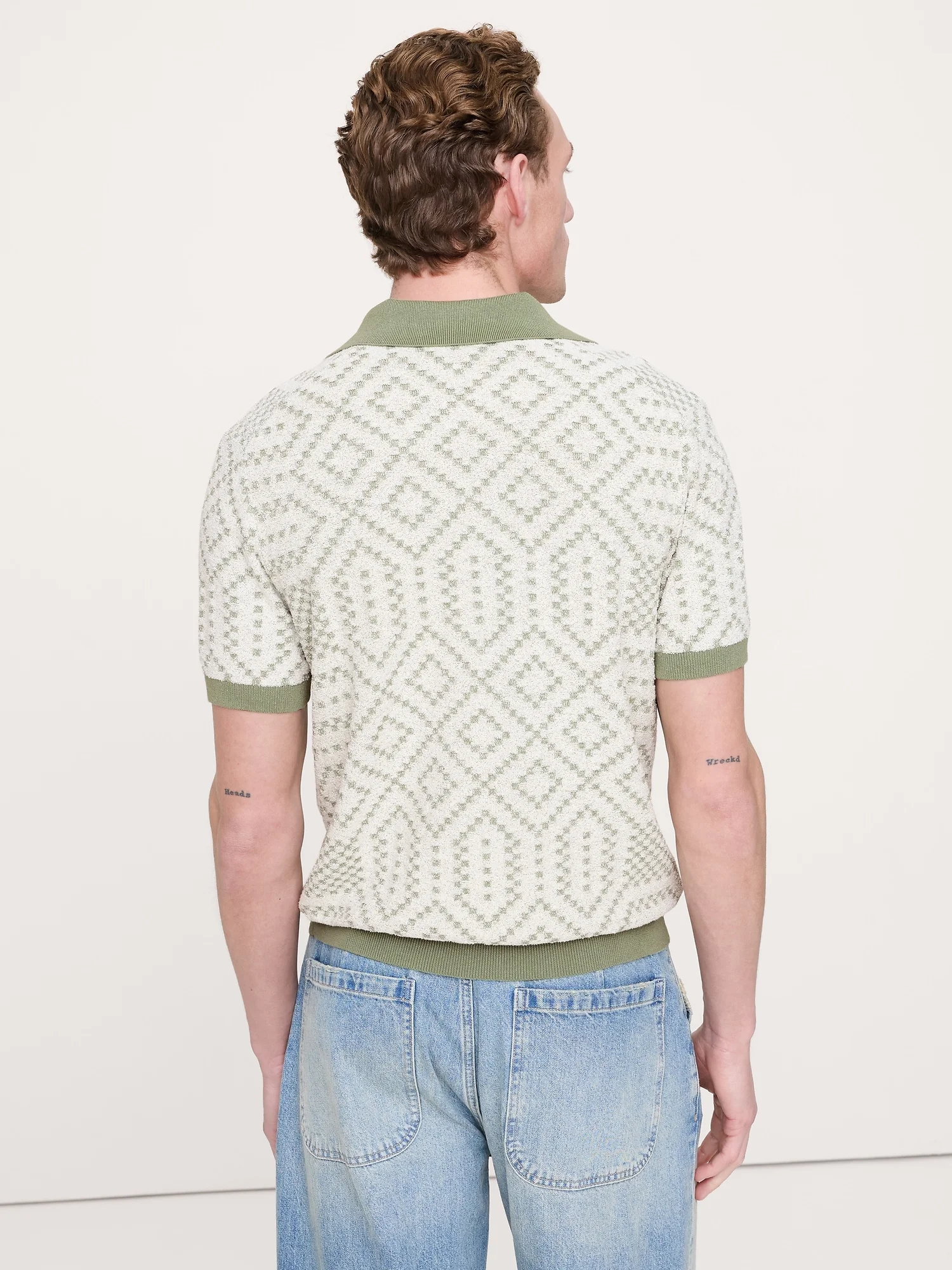 BANANA REPUBLIC Áo Len Nam Cotton Linen G