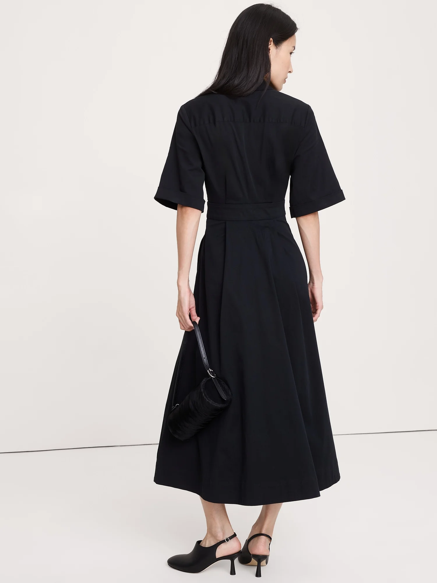 BANANA REPUBLIC Đầm Nữ Ss Fnf Poplin