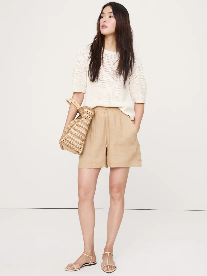 BANANA REPUBLIC Quần Short Nữ Hr Pull On Sho