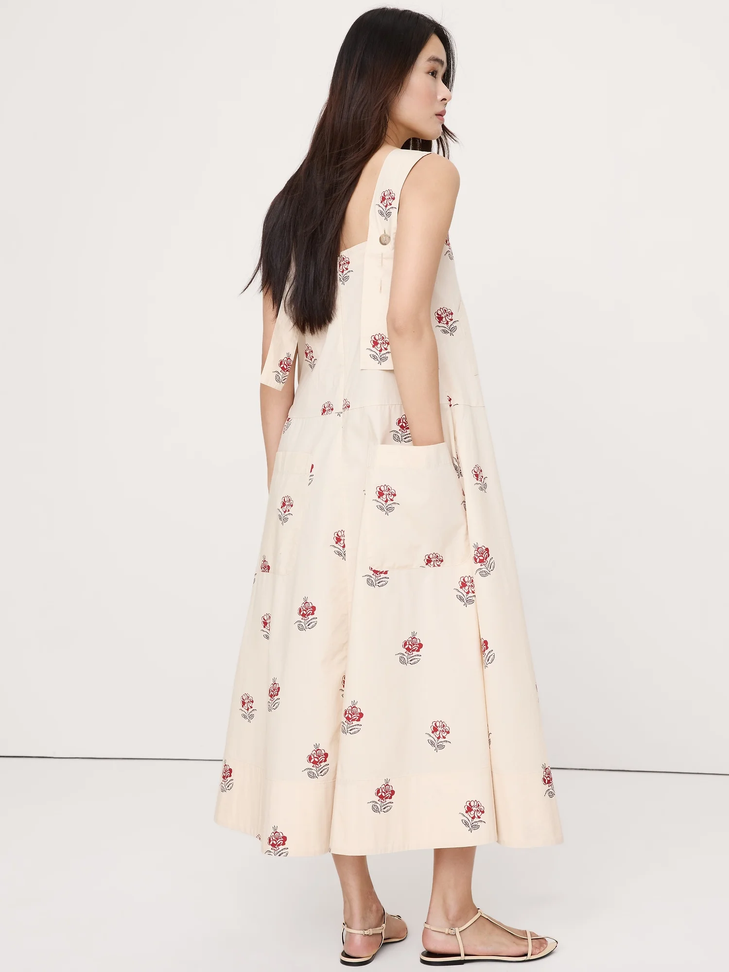 BANANA REPUBLIC Đầm Nữ Sl Square Neck