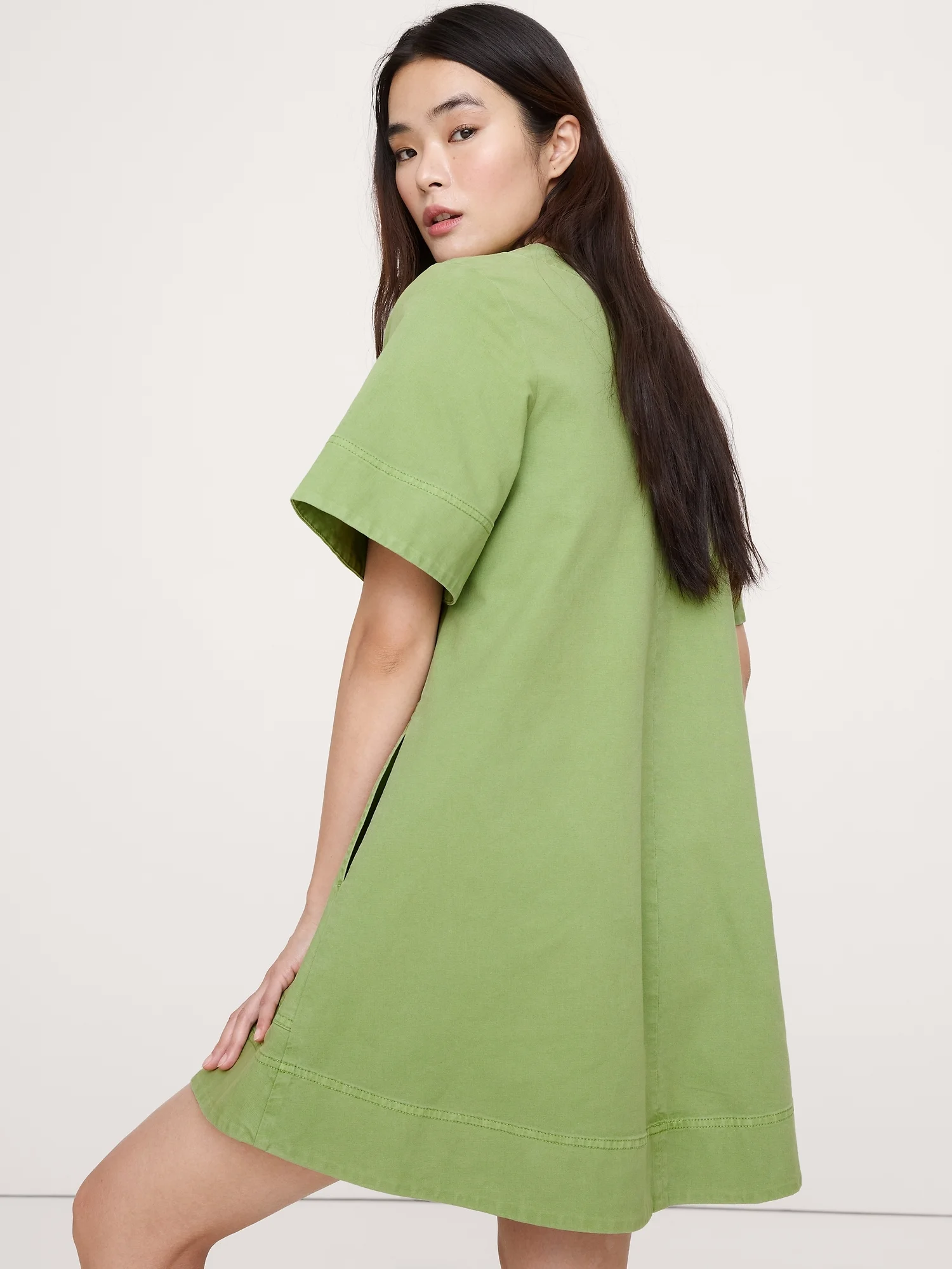 BANANA REPUBLIC Đầm Nữ Ss Vneck Trape