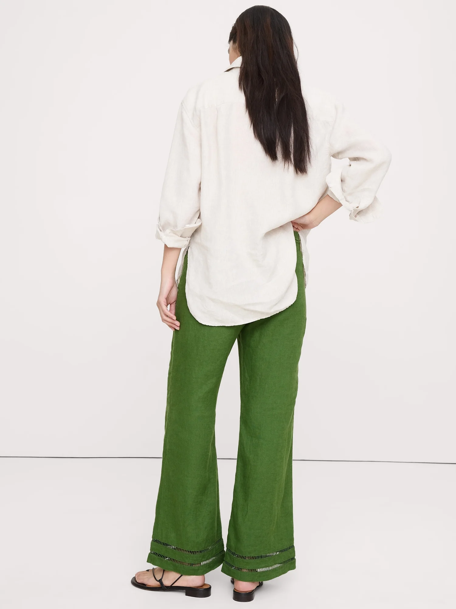 BANANA REPUBLIC Quần Dài Nữ Mr Kick Flare