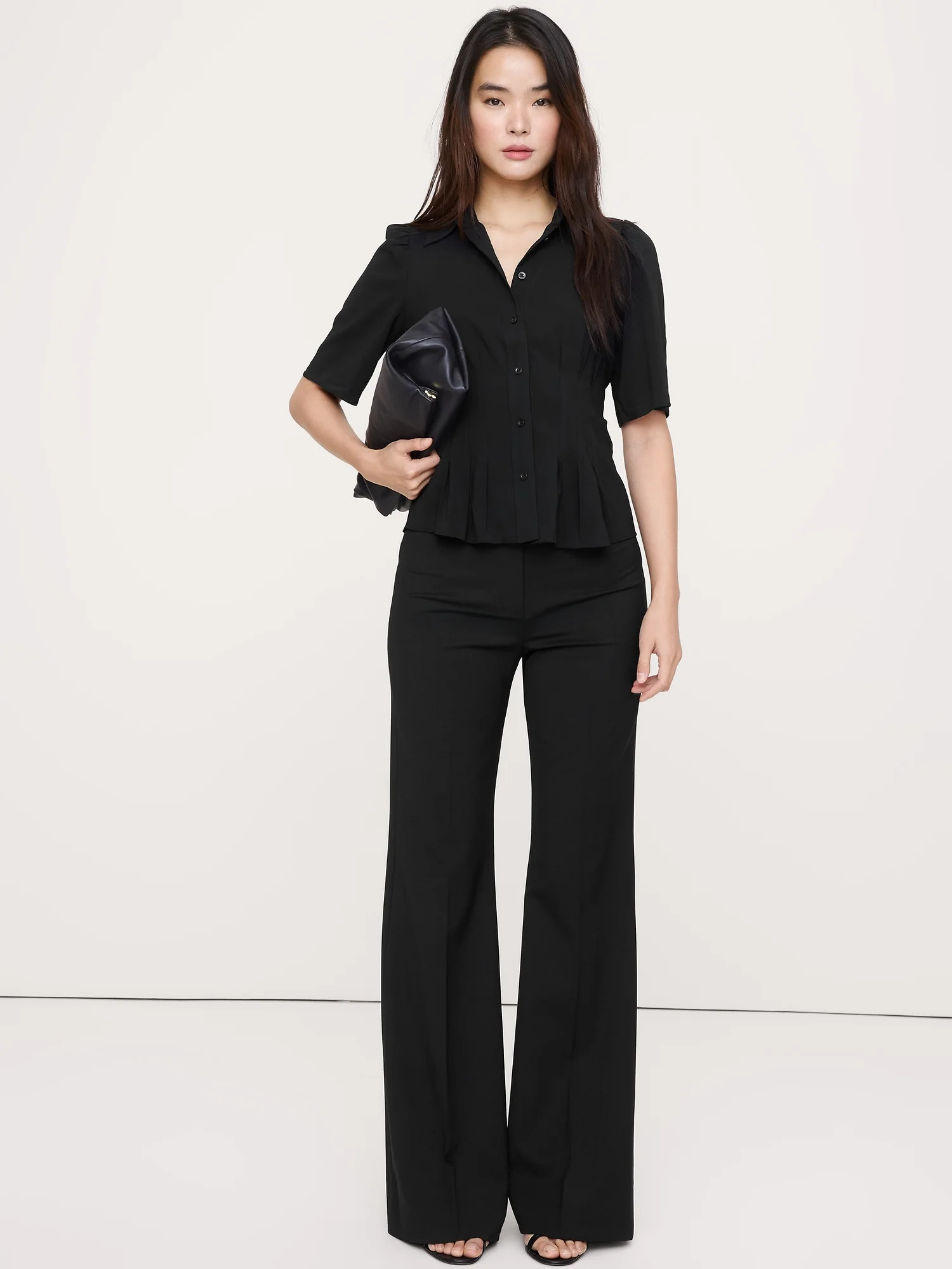 BANANA REPUBLIC Áo Kiểu Nữ Ss Waisted Shi