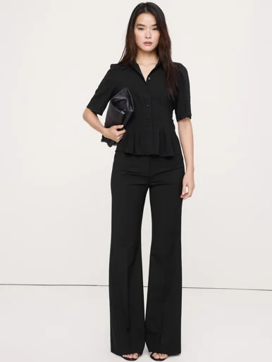 BANANA REPUBLIC Áo Kiểu Nữ Ss Waisted Shi