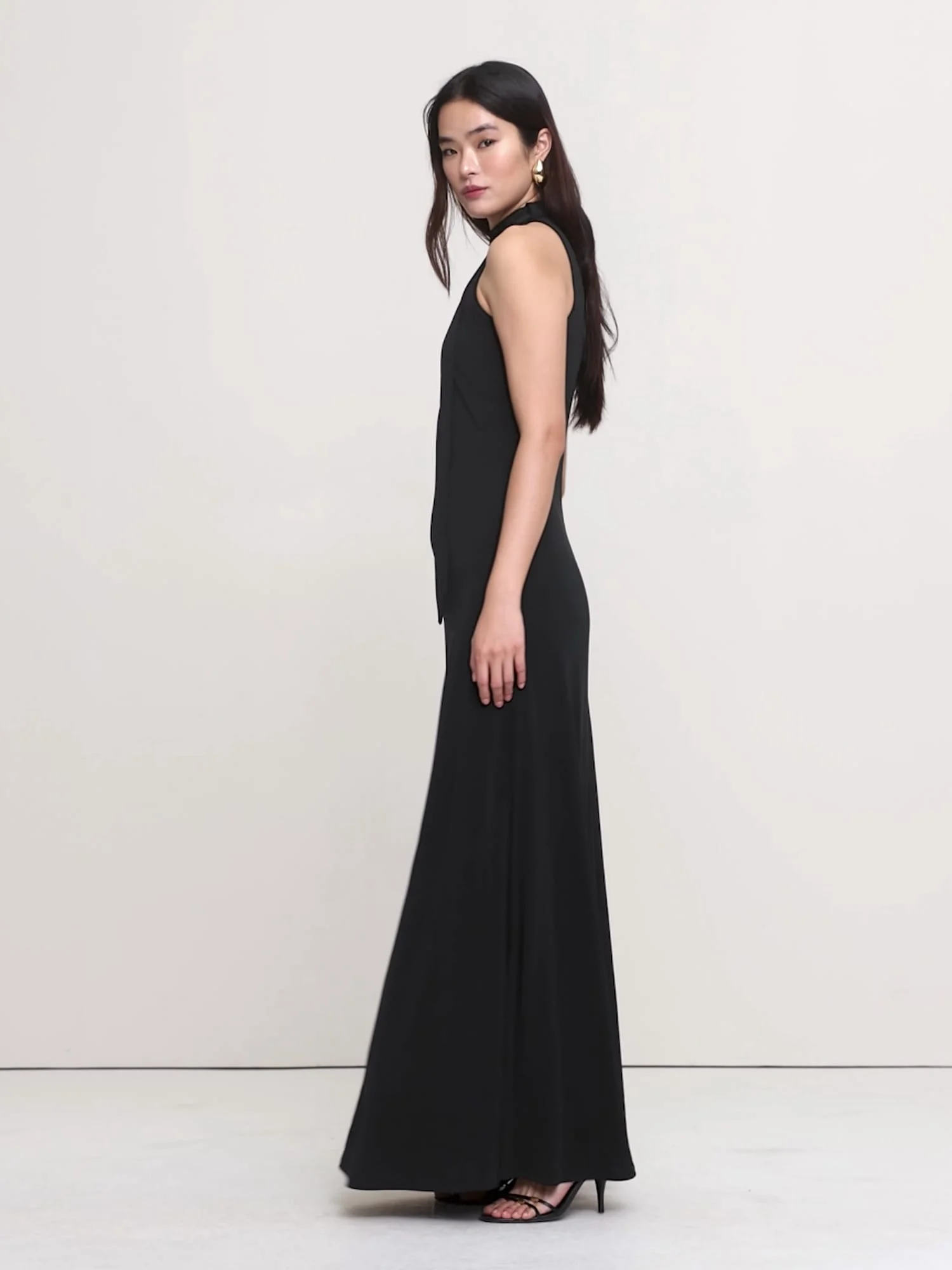BANANA REPUBLIC Đầm Nữ Sl Scarf Neck