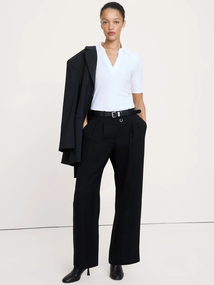 BANANA REPUBLIC Áo Thun Nữ Ss 2X2 Rib Joh