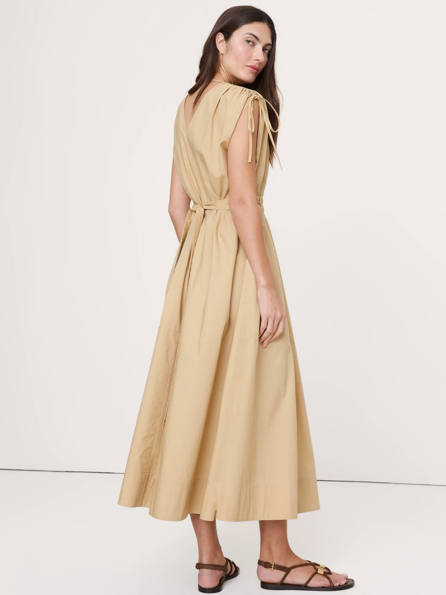 BANANA REPUBLIC Đầm Nữ Sl Drawcord Po