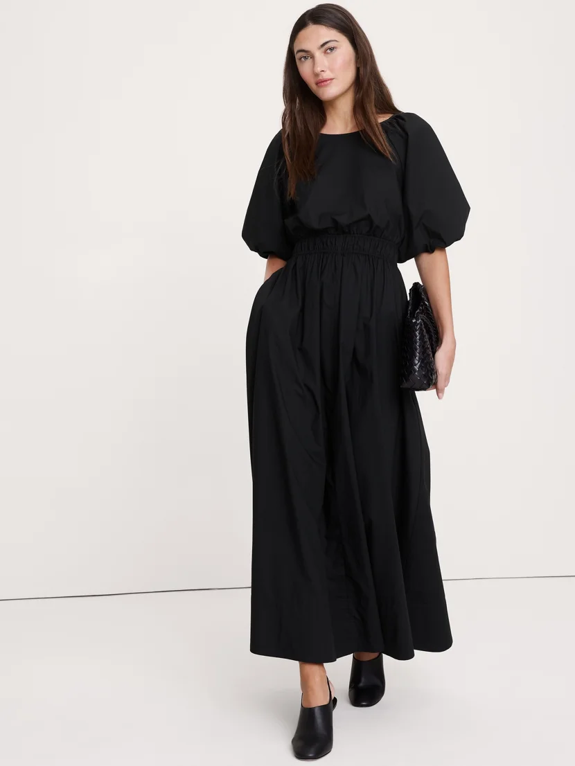 BANANA REPUBLIC Đầm Nữ Puff Slv Fnf P