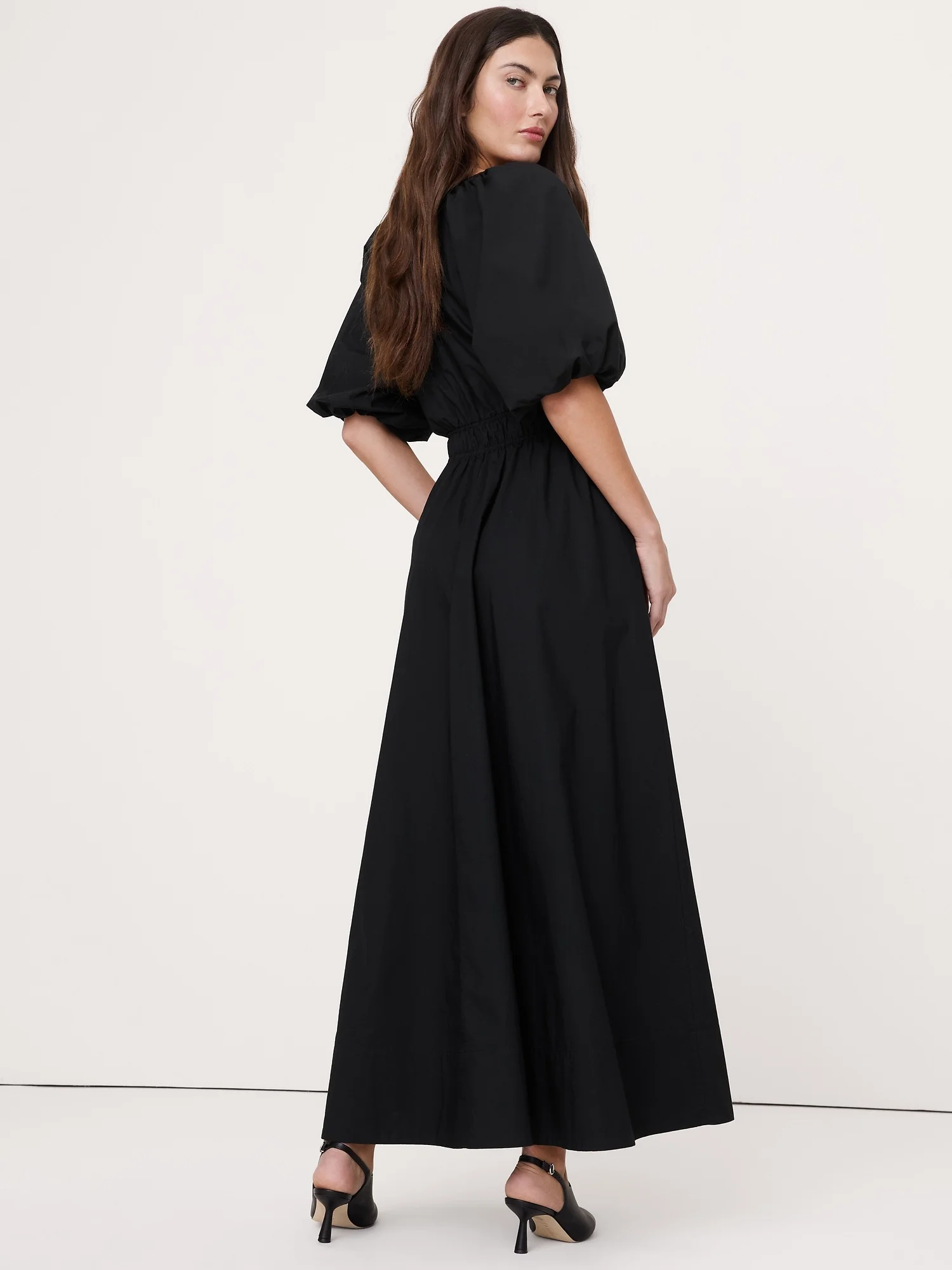 BANANA REPUBLIC Đầm Nữ Puff Slv Fnf P