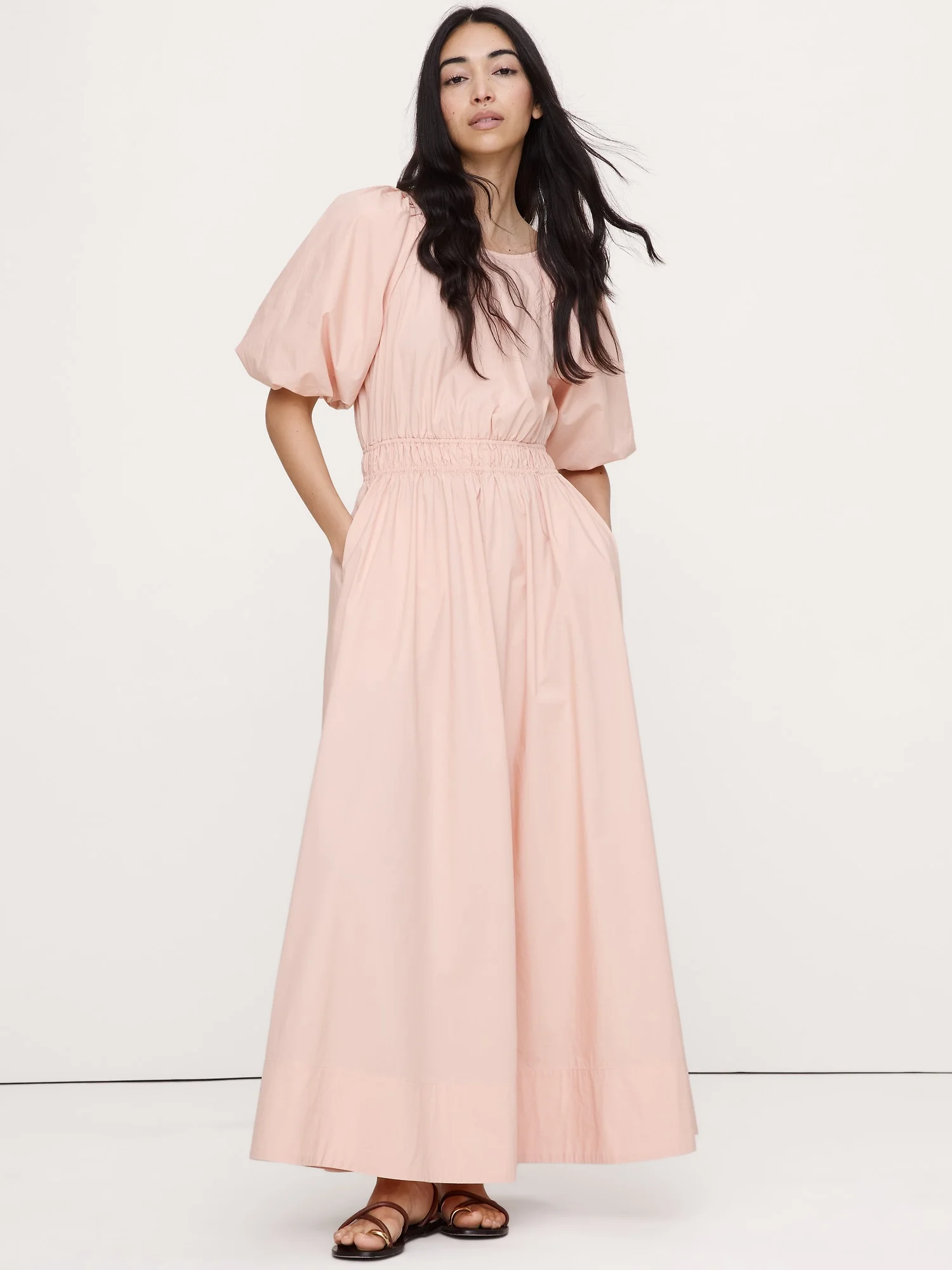 BANANA REPUBLIC Đầm Nữ Puff Slv Fnf P