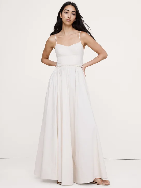 BANANA REPUBLIC Đầm Nữ Corset Gathere