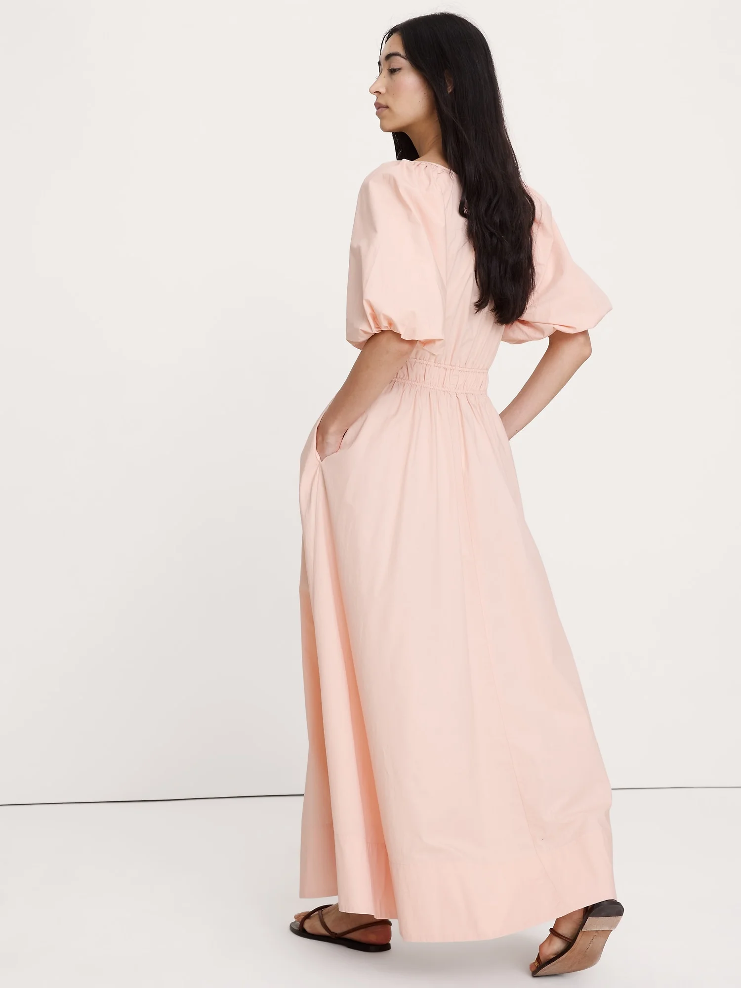 BANANA REPUBLIC Đầm Nữ Puff Slv Fnf P