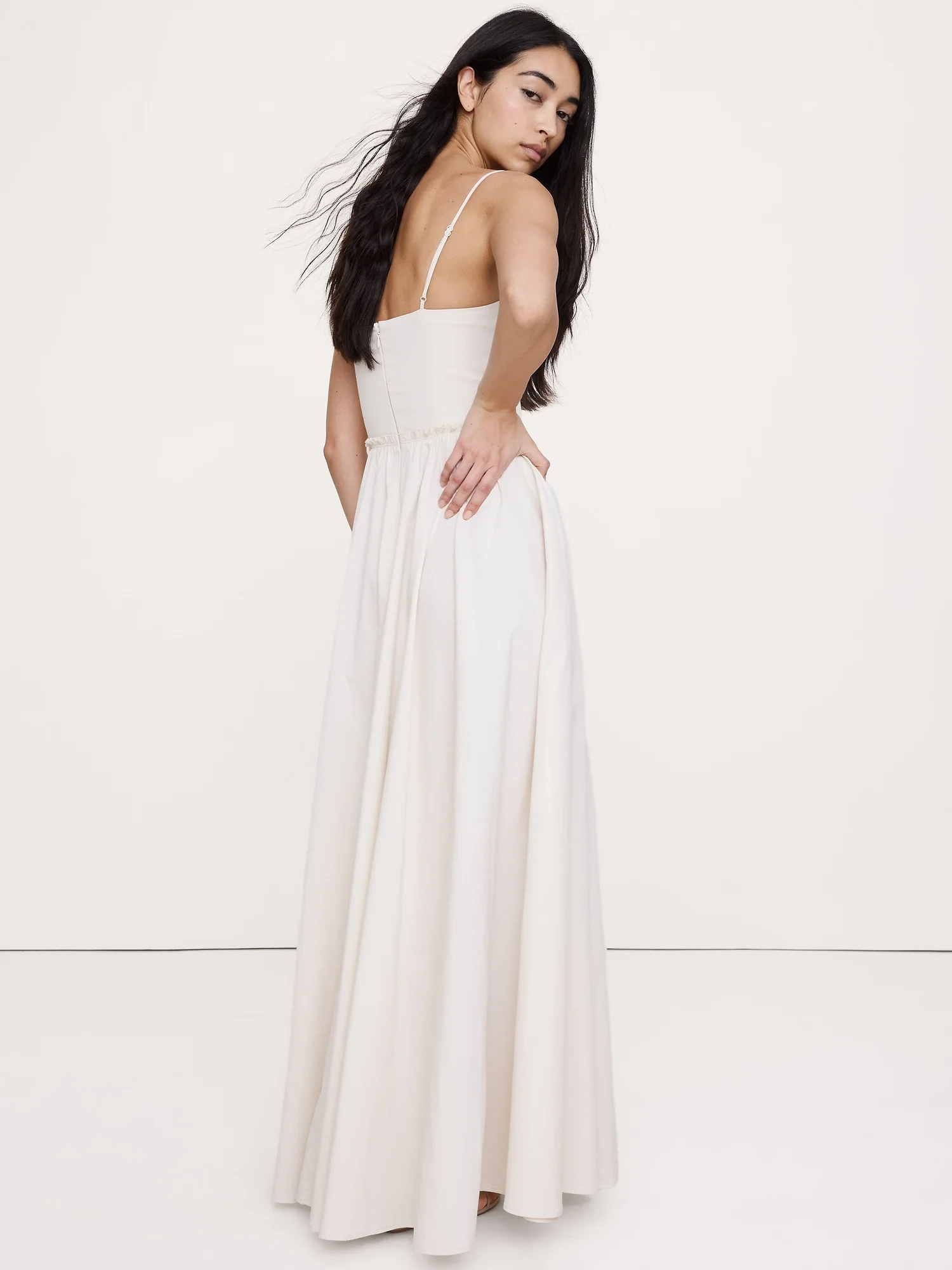 BANANA REPUBLIC Đầm Nữ Corset Gathere