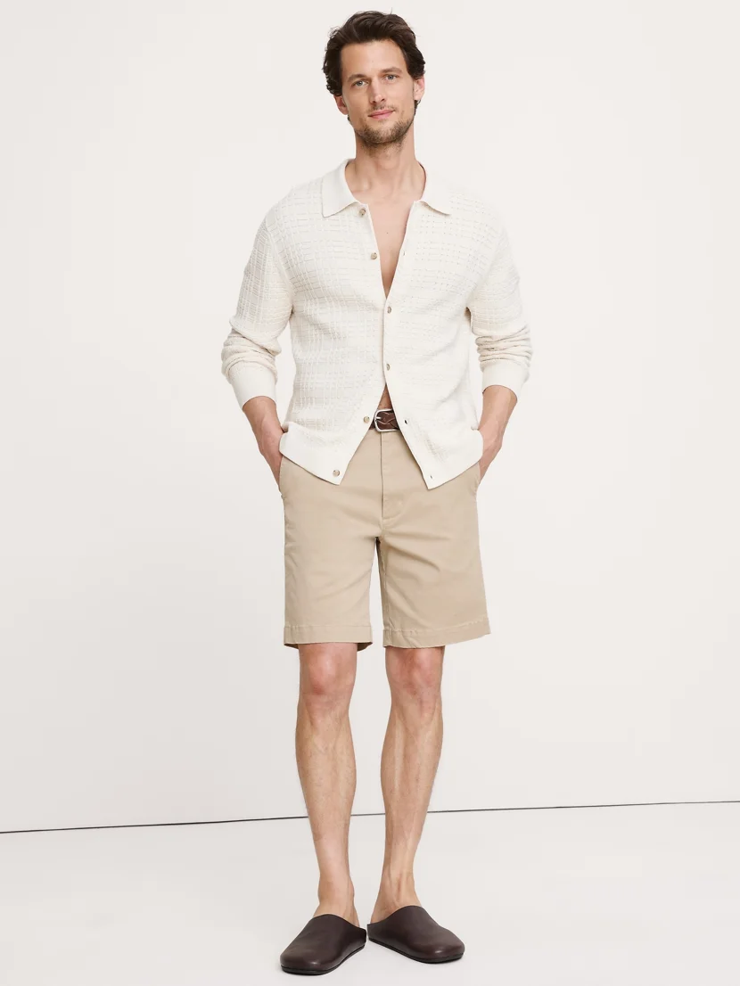 BANANA REPUBLIC Quần Short Nam 9 In Lived-In