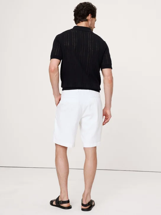 BANANA REPUBLIC Quần Short Nam 9 In Linen Chi