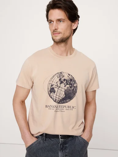 BANANA REPUBLIC Áo Thun Nam Graphic Tees -