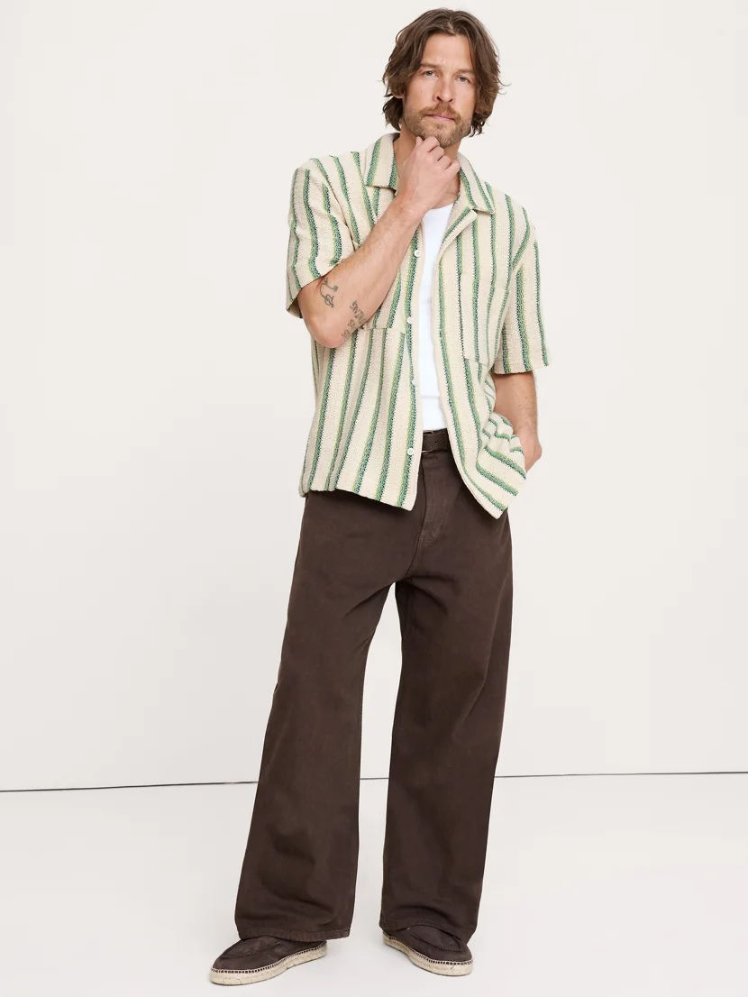 BANANA REPUBLIC Áo Nam Striped 2-Pock