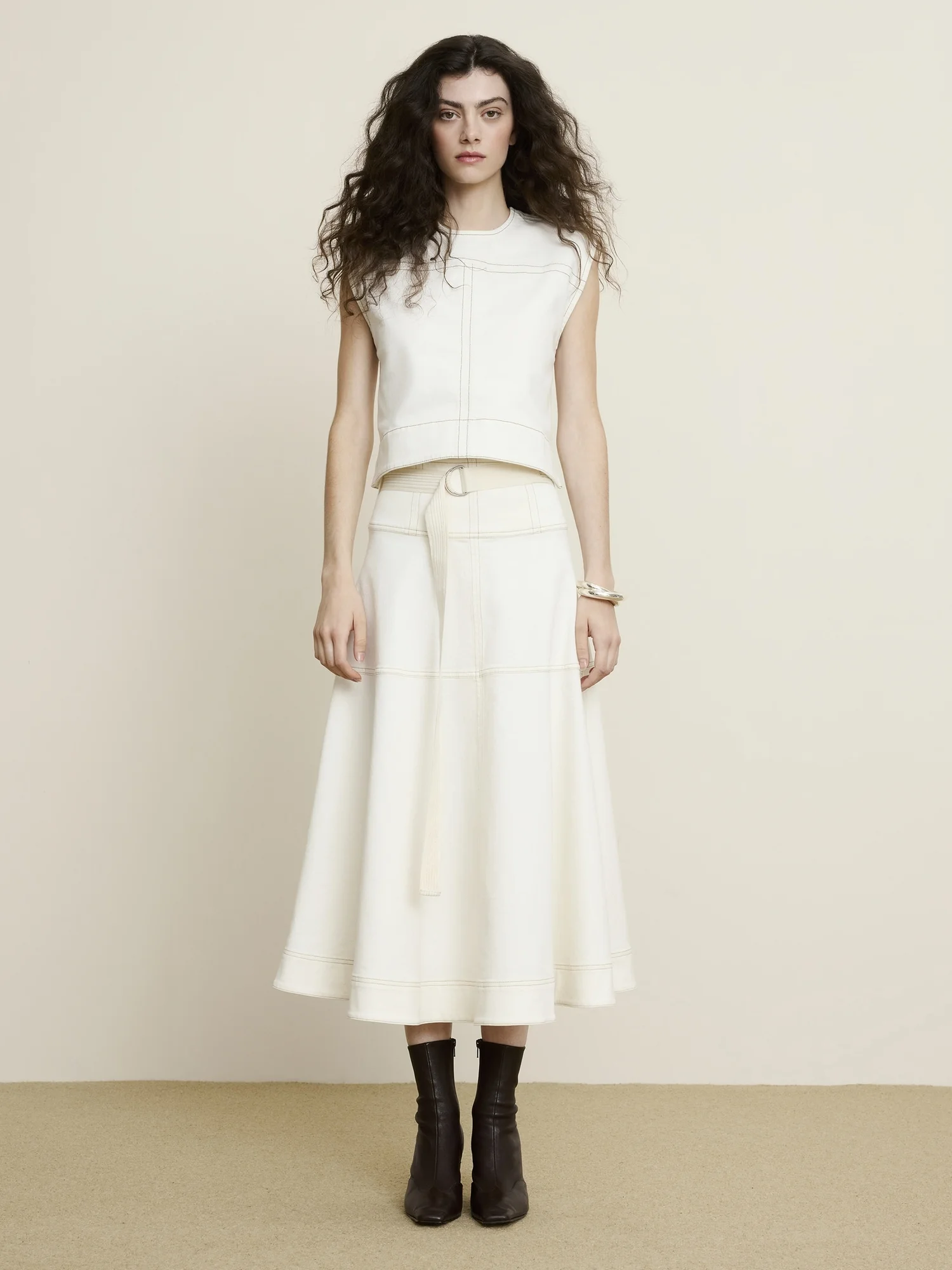 BANANA REPUBLIC Chân Váy Nữ Belted Tiered