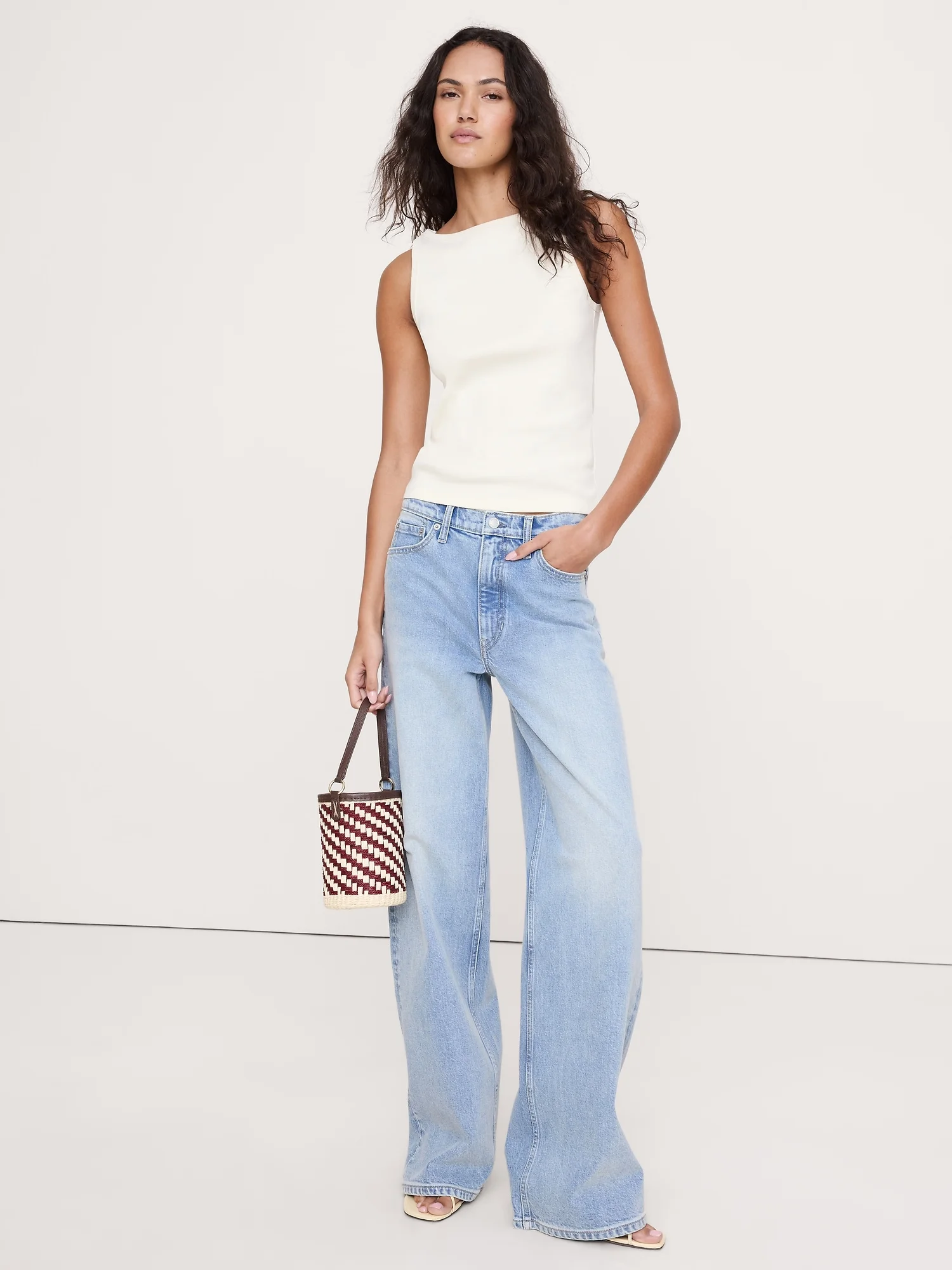 BANANA REPUBLIC Áo Thun Nữ Sl Ultra Fine