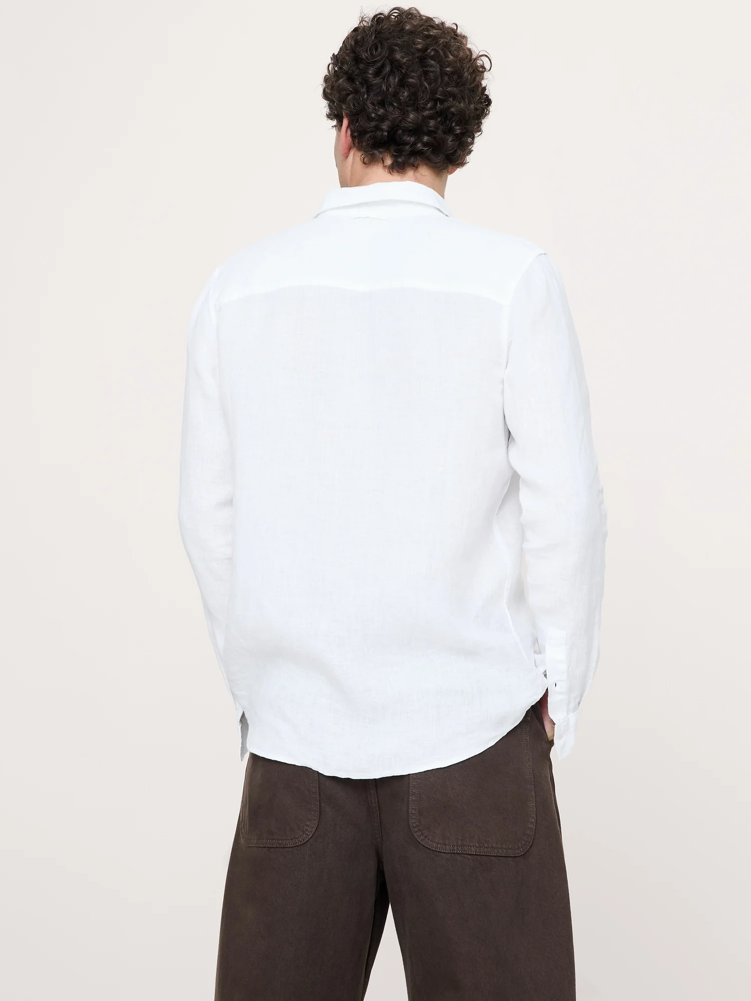 BANANA REPUBLIC Áo Sơ Mi Nam Ls St Casual L