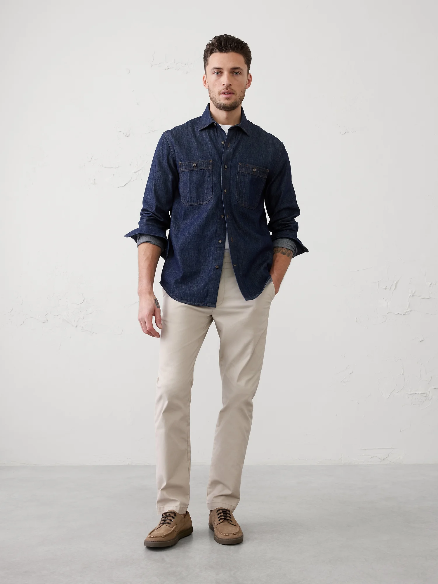 BANANA REPUBLIC Quần Dài Nam V Slim Lived-I