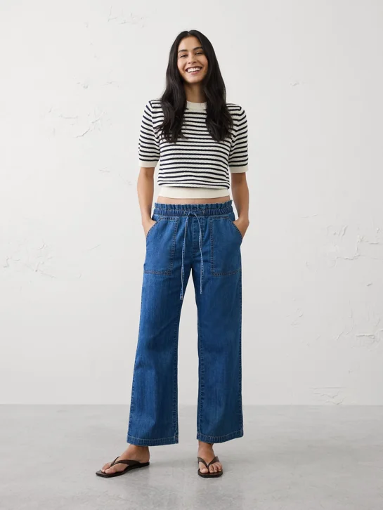 BANANA REPUBLIC Quần Denim Nữ V Mr Straight