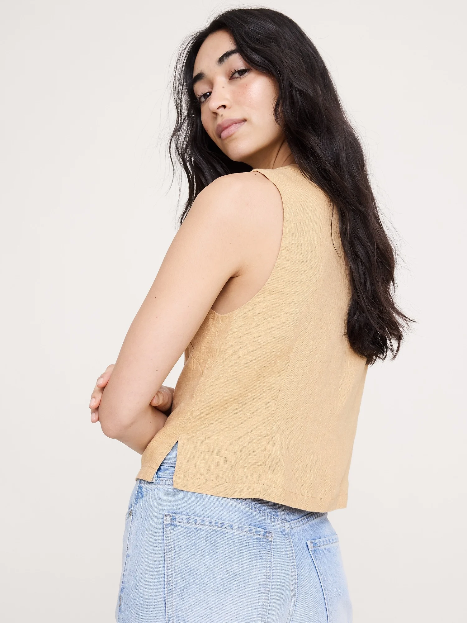 BANANA REPUBLIC Áo Vest Nữ Novelty Trim L