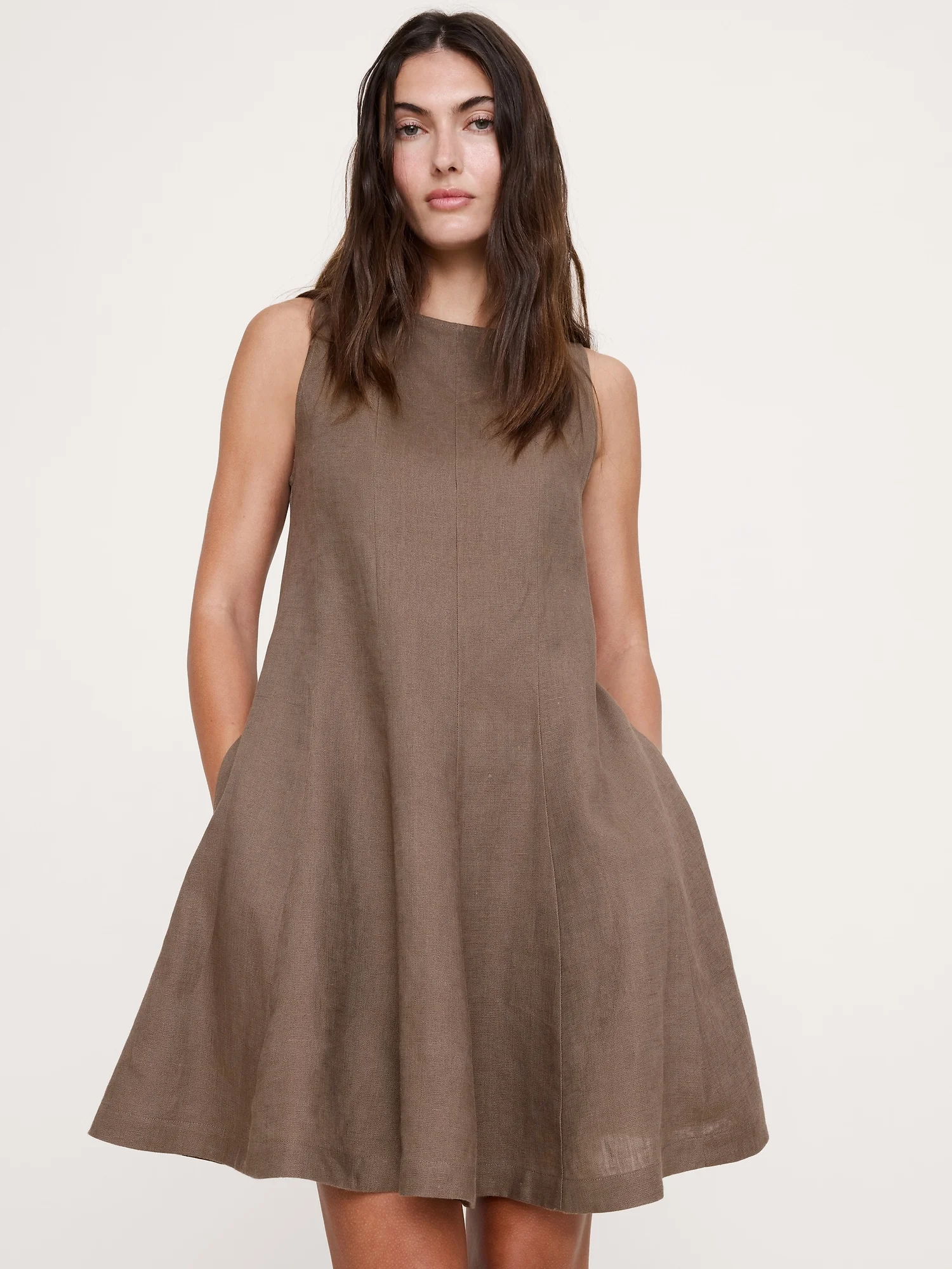 BANANA REPUBLIC Đầm Nữ Seamed Flared