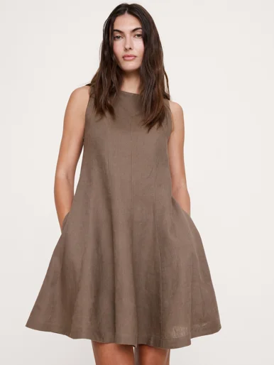 BANANA REPUBLIC Đầm Nữ Seamed Flared