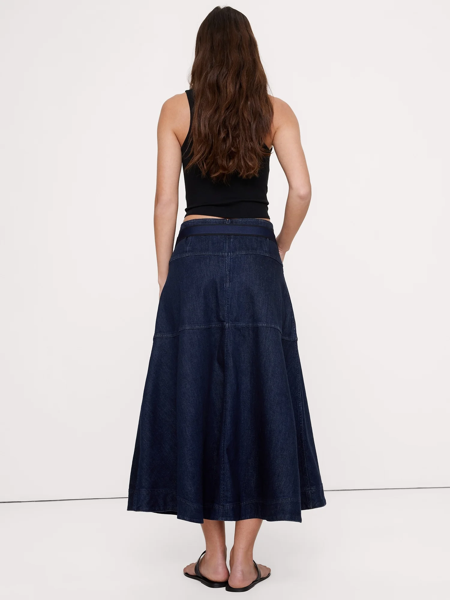 BANANA REPUBLIC Chân Váy Nữ Belted Tiered