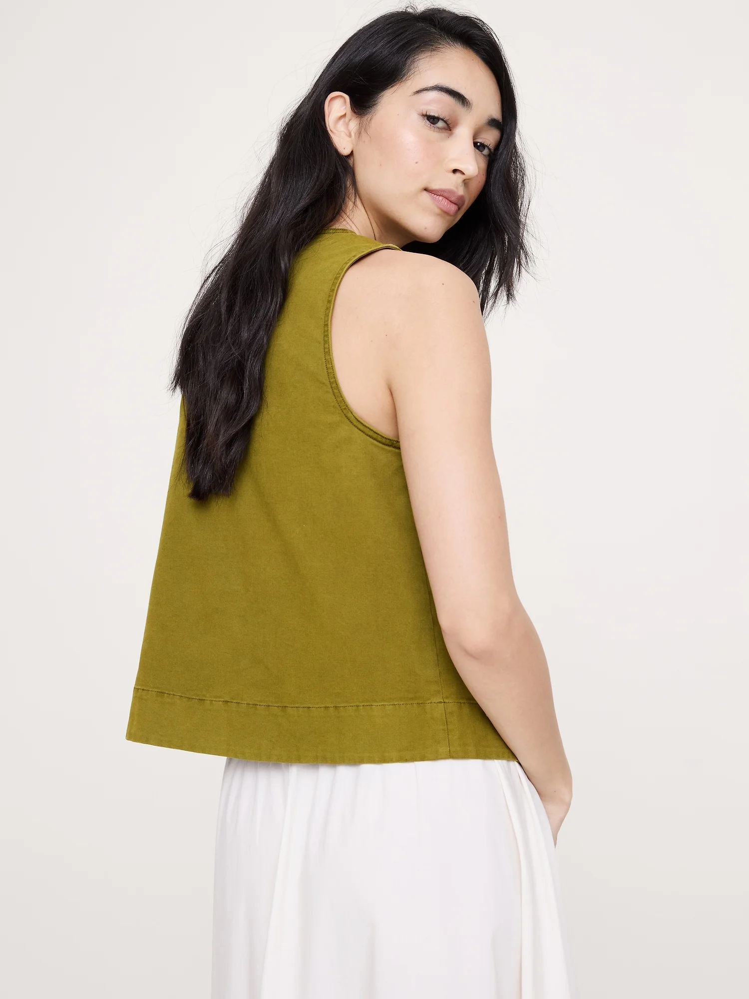 BANANA REPUBLIC Áo Kiểu Nữ V Neck Swing T