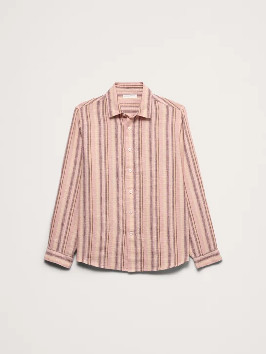 BANANA REPUBLIC Áo Sơ Mi Nam Ls St Textured