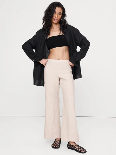 BANANA REPUBLIC Quần Dài Nữ Mr Kick Flare