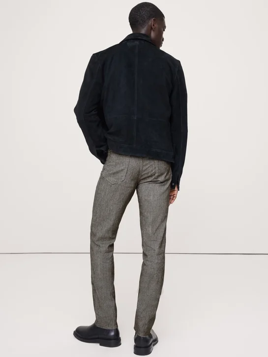 BANANA REPUBLIC Quần Dài Nam Slim Linen Tra