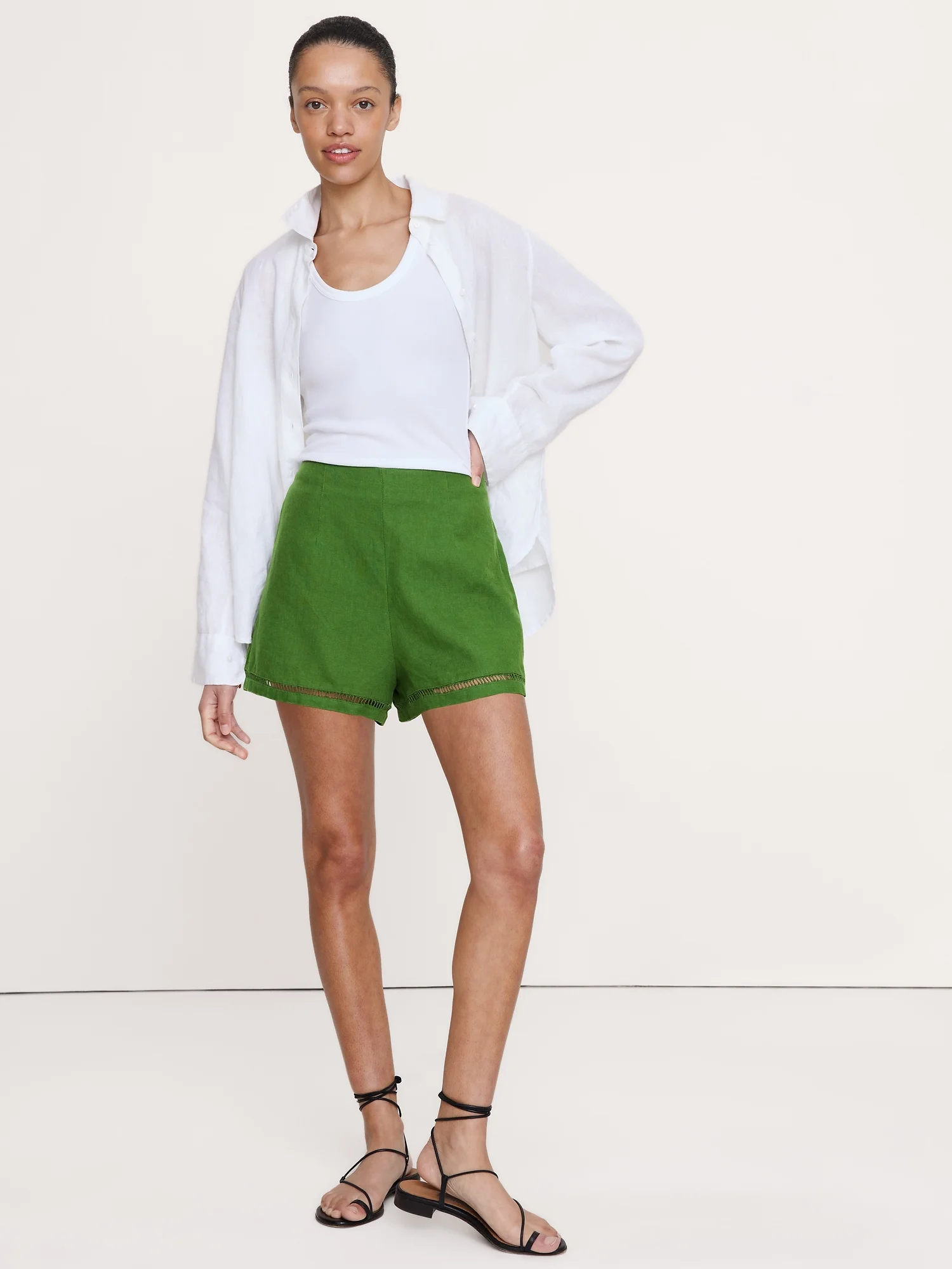 BANANA REPUBLIC Quần Short Nữ Hr Hollywood W