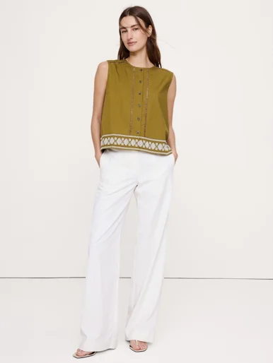 BANANA REPUBLIC Áo Kiểu Nữ Sl Swing Tank