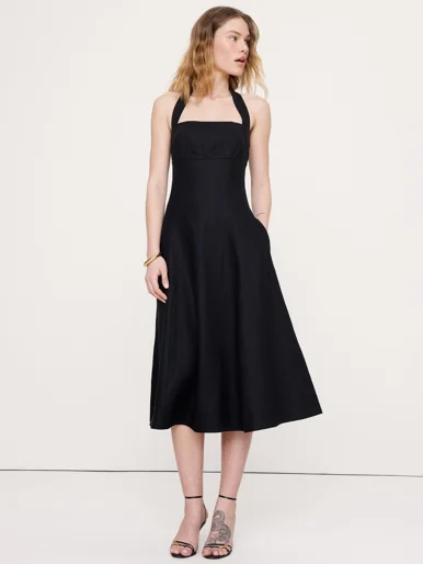 BANANA REPUBLIC Đầm Nữ Halter Fnf Lin