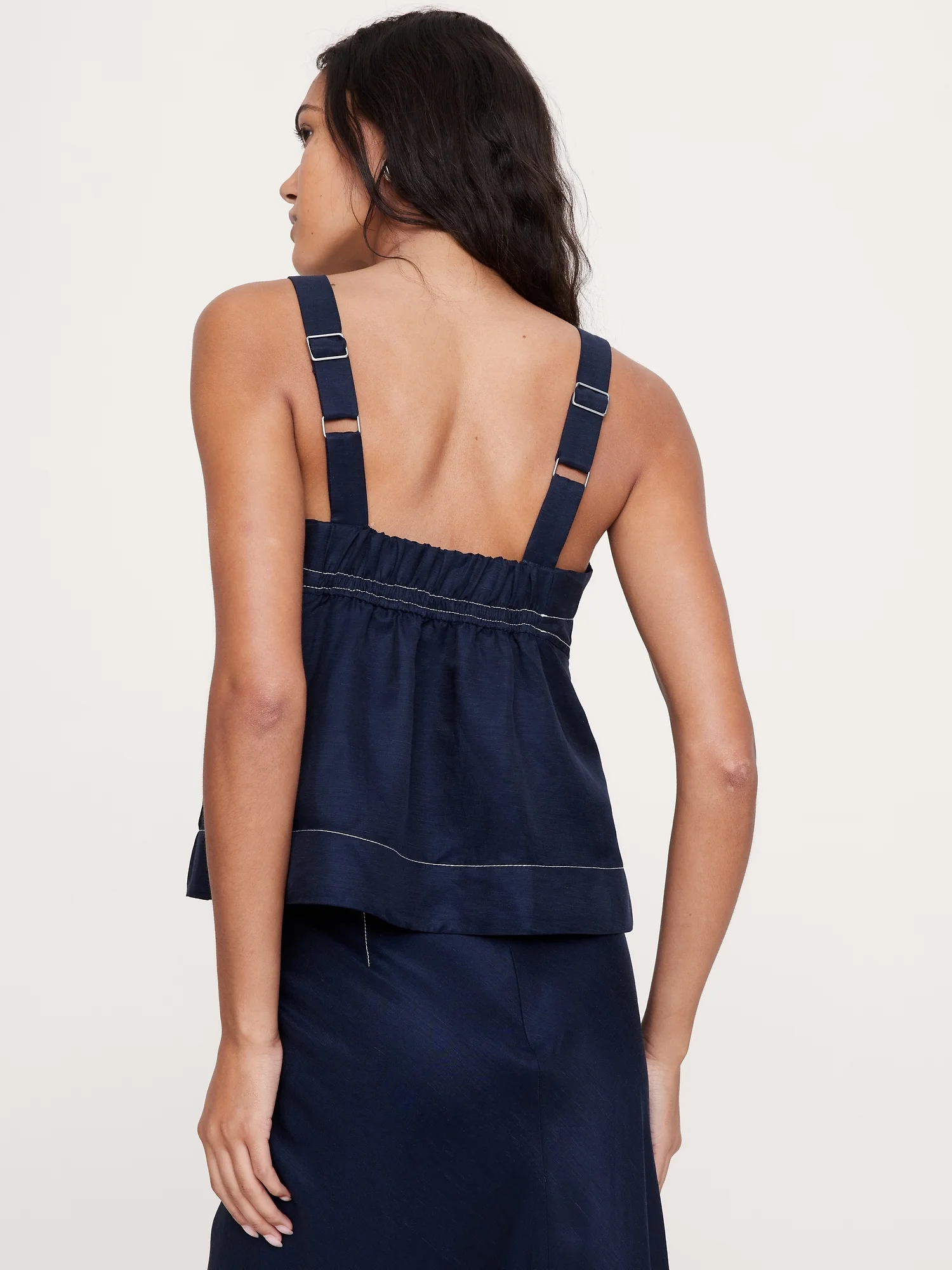 BANANA REPUBLIC Áo Kiểu Nữ Viscose-Linen Tank