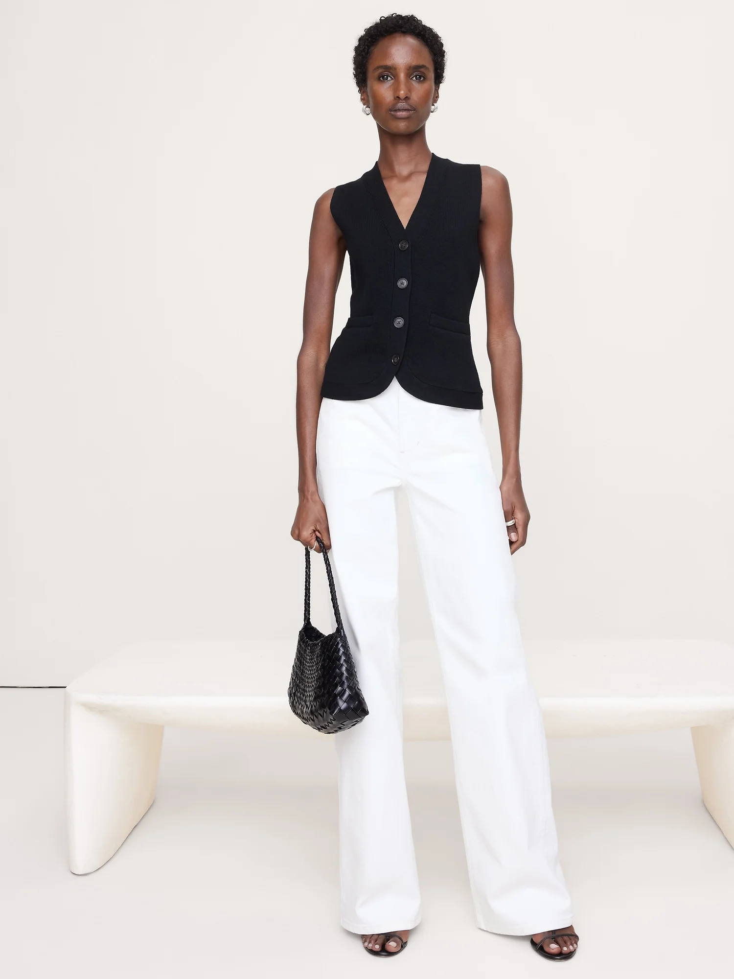 BANANA REPUBLIC Áo Len Nữ Sl Cotton Silk