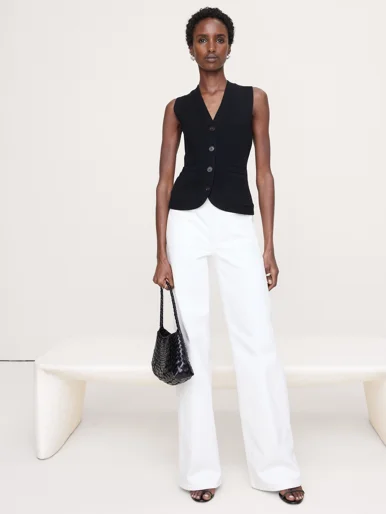 BANANA REPUBLIC Áo Len Nữ Sl Cotton Silk