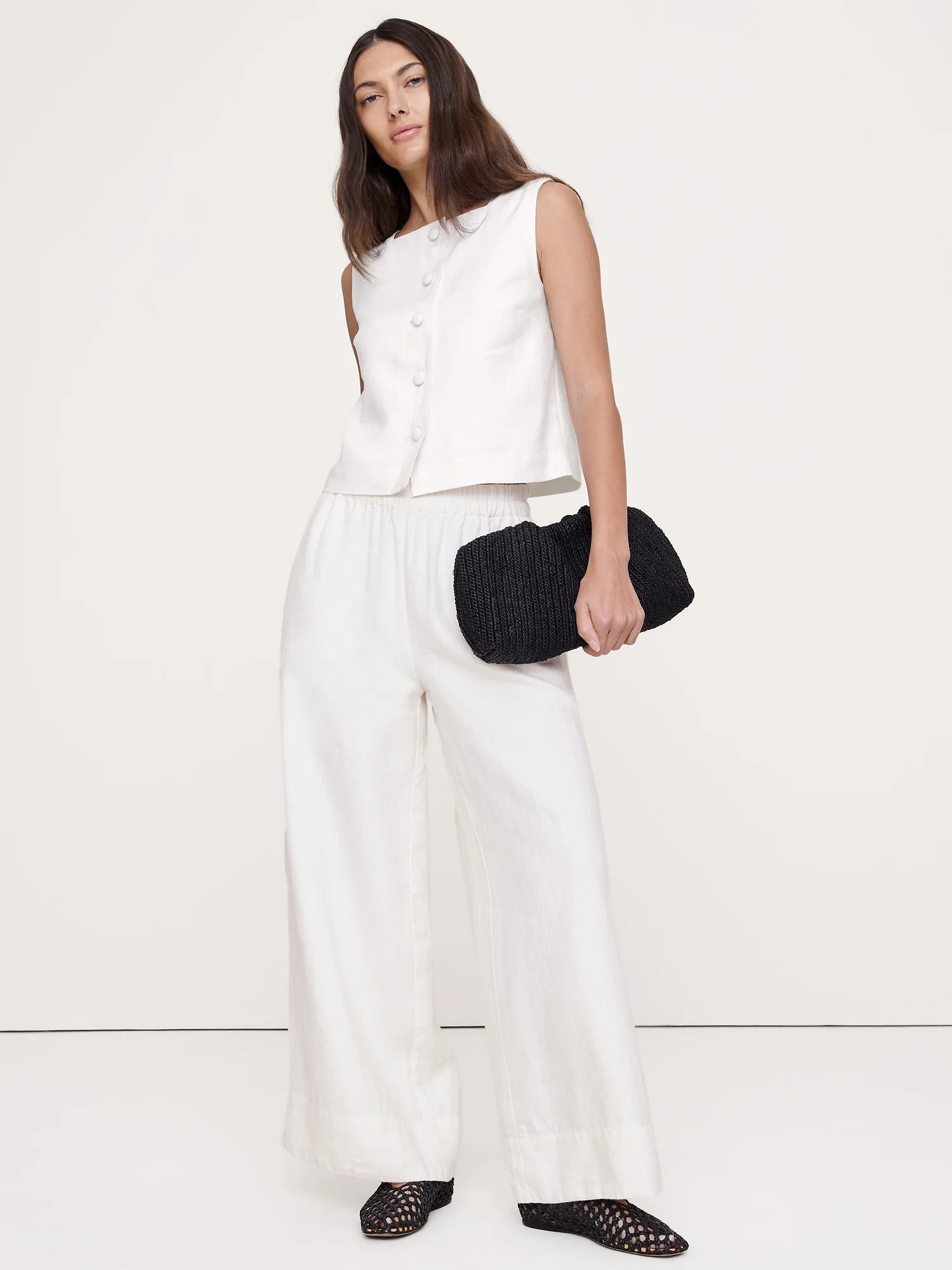 BANANA REPUBLIC Áo Kiểu Nữ Sl Button Fron