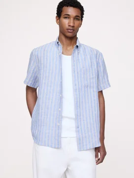 BANANA REPUBLIC Áo Sơ Mi Nam Ss St Casual L