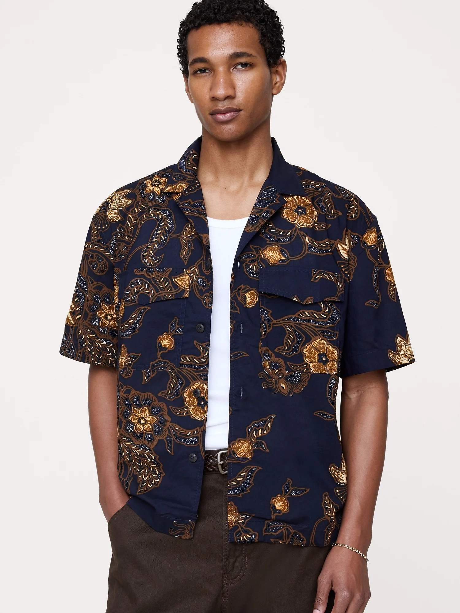 BANANA REPUBLIC Áo Sơ Mi Nam Reissue Ss Rx 