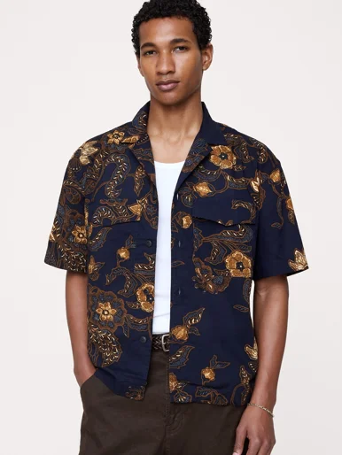 BANANA REPUBLIC Áo Sơ Mi Nam Reissue Ss Rx