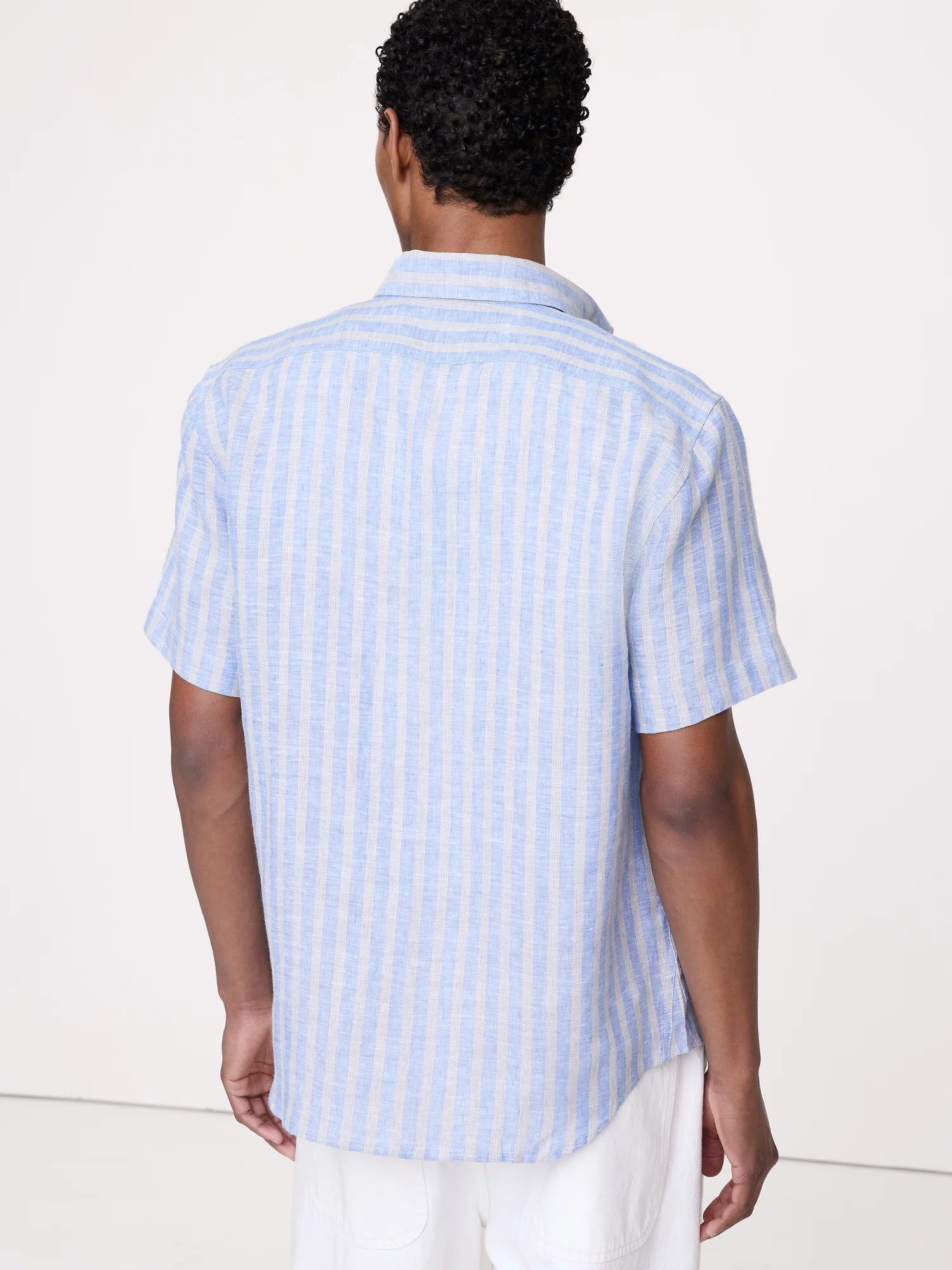 BANANA REPUBLIC Áo Sơ Mi Nam Ss St Casual L