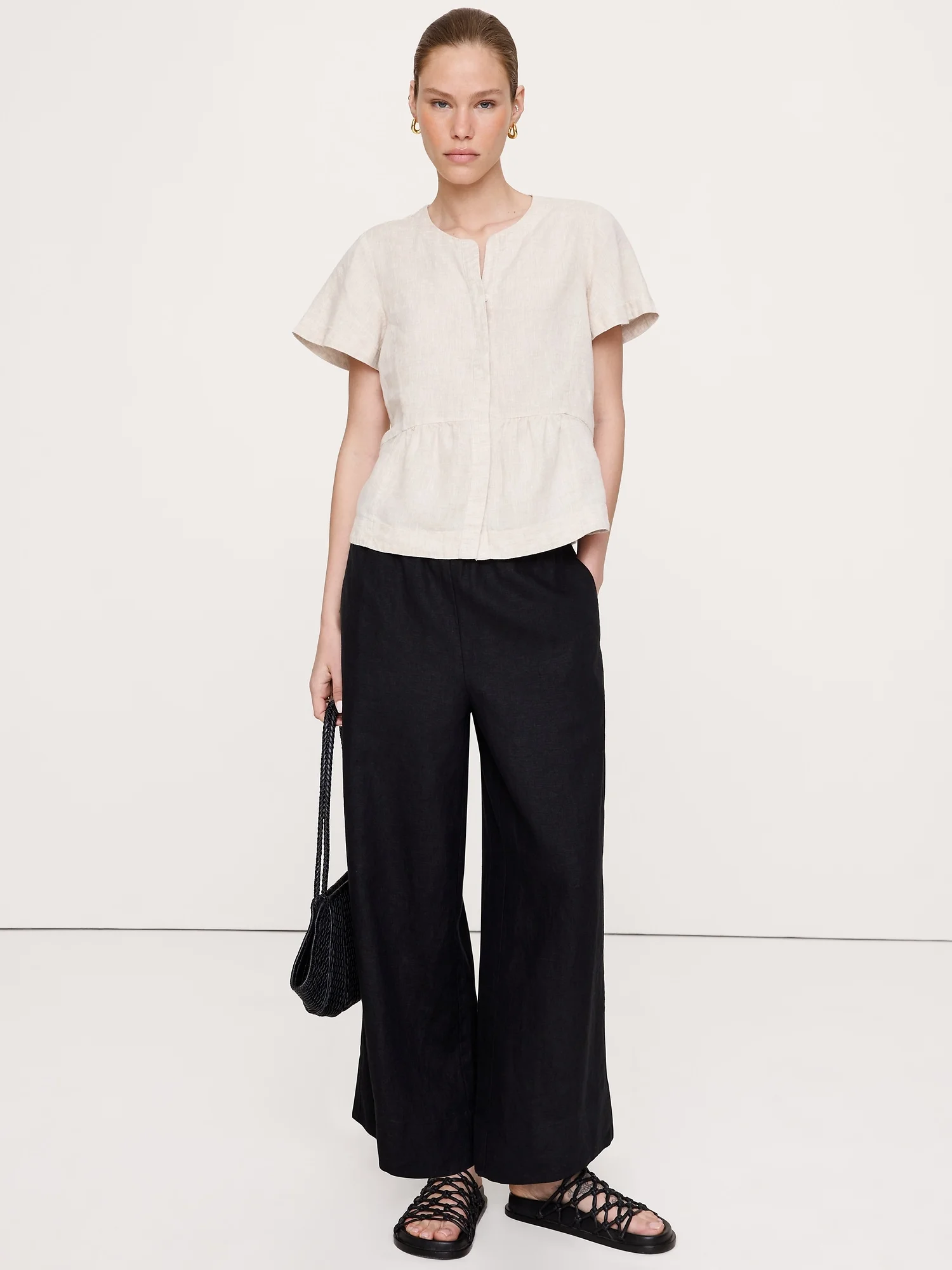 BANANA REPUBLIC Áo Kiểu Nữ Ss Flutter Sle