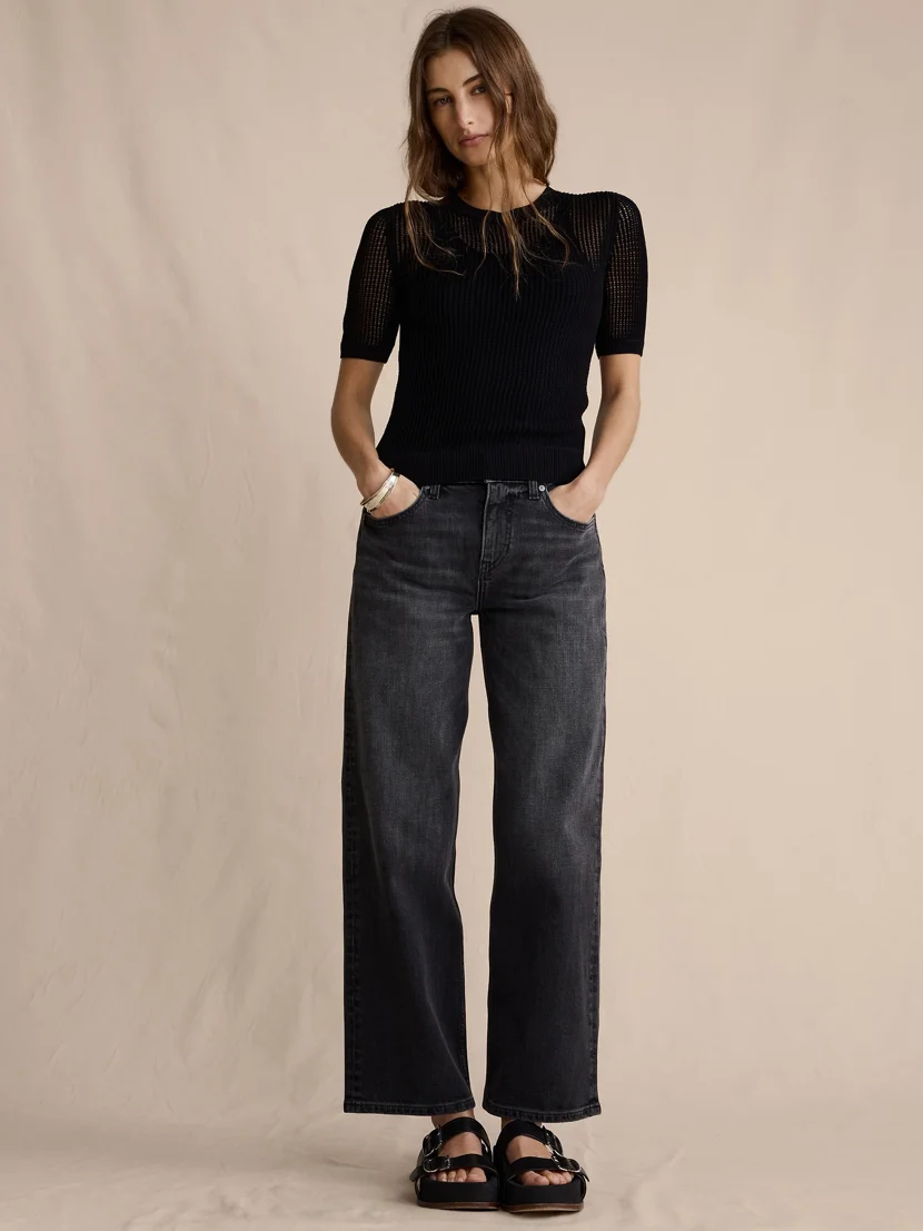 BANANA REPUBLIC Quần Denim Nữ Mr 90S Relaxed