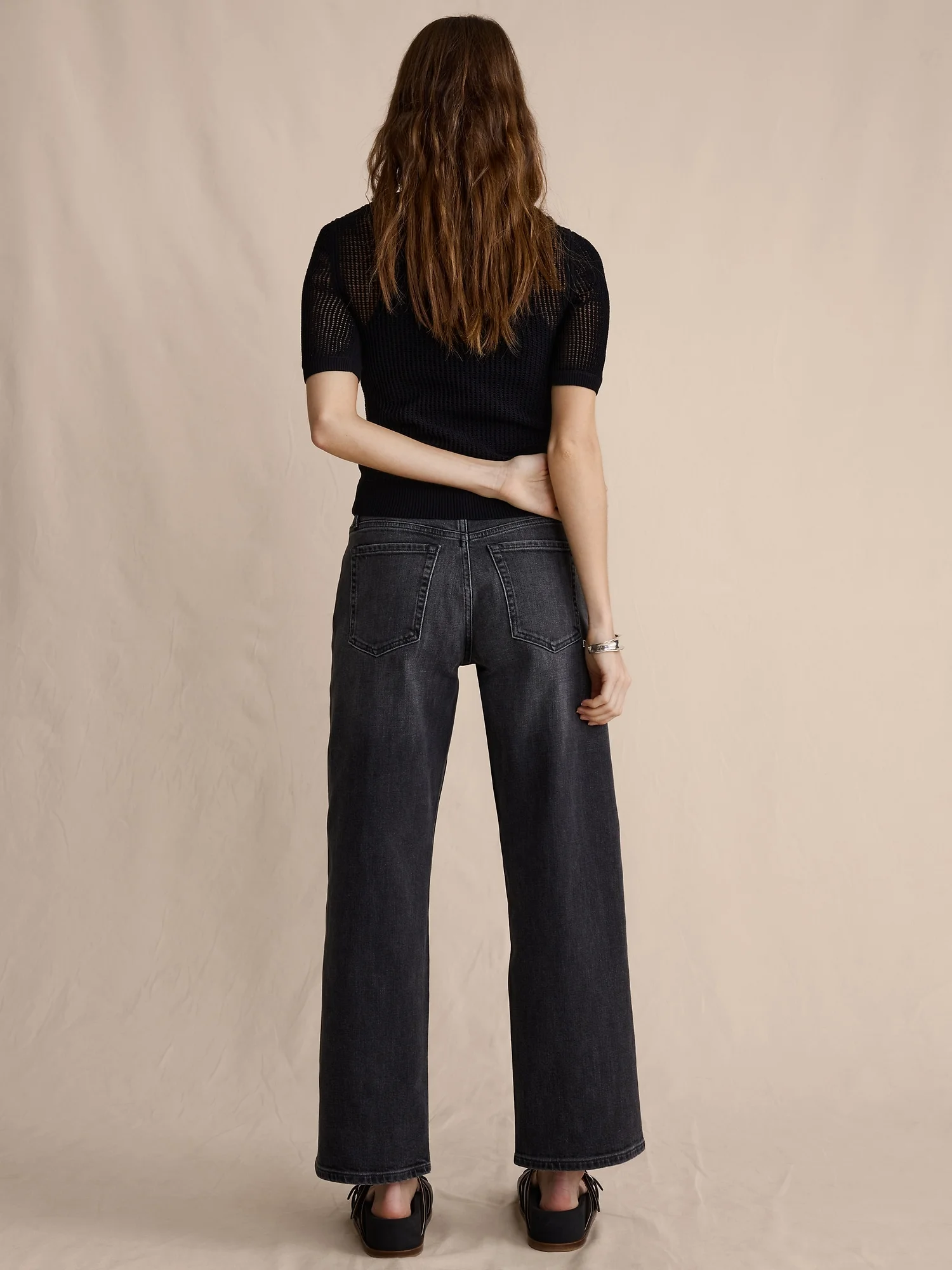 BANANA REPUBLIC Quần Denim Nữ Mr 90S Relaxed