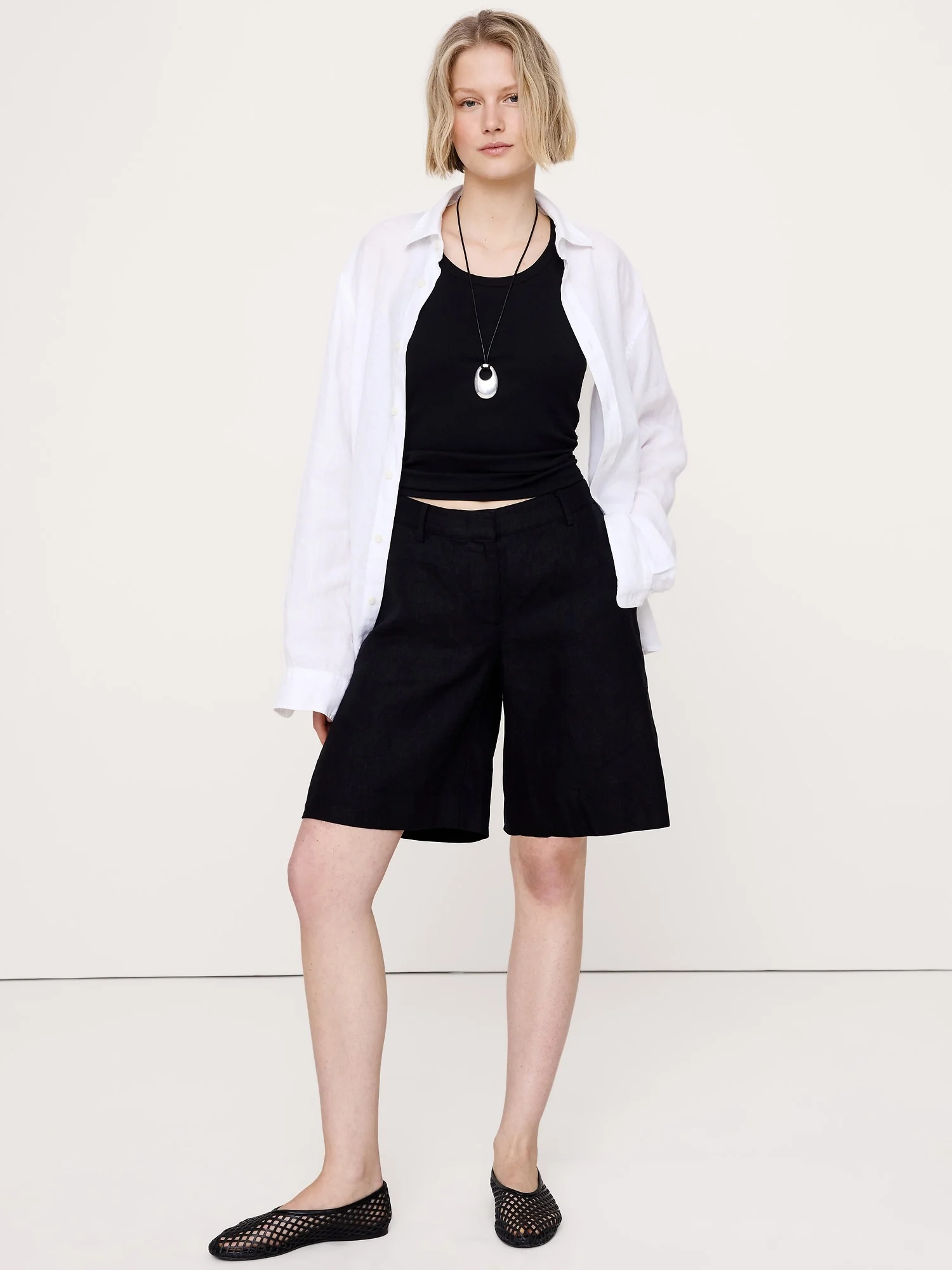 BANANA REPUBLIC Quần Short Nữ Everyday Bermu